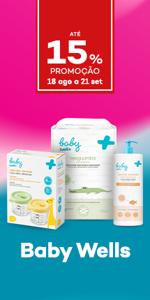 Marca Baby Wells com at&eacute; 15% DIRETO - de 18 agosto a 21 setembro